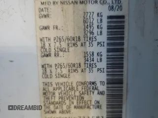 2020 Nissan Frontier SV z VIN 1N6ED0EB4LN711581, wystawiony jako Copart lot #55808795 z przebiegiem 72 339 mil mil oraz Szkoda całkowita • Salvage title. Historia ofert i sprzedaży dostępna na DreamBid. Obrazek 12.