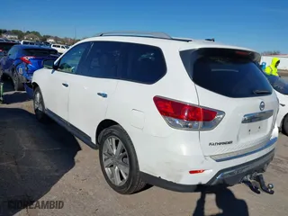 2013 Nissan Pathfinder SL with VIN 5N1AR2MN3DC652655, listed as a IAAI auction lot 41291223 with 176,037 mi miles. Bid and sale history available at carsss.com. Image 3.