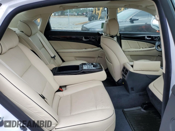 2014 Hyundai Equus Ultimate z VIN KMHGH4JH1EU084957, wystawiony jako Copart lot #73752994 z przebiegiem Nie podano mil oraz Nie do naprawy • Non repairable. Historia ofert i sprzedaży dostępna na DreamBid. Obrazek 10.