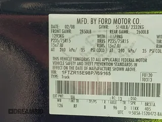 2008 Ford Ranger XL with VIN 1FTZR15E98PA69165, listed as a IAAI auction lot 42035525 with 147,858 mi miles and . Bid and sale history available at DreamBid. Image 9.