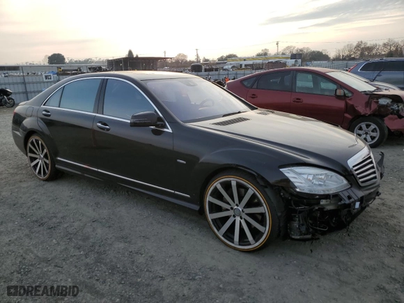 2012 Mercedes-Benz S-Class S 550 with VIN WDDNG7DB5CA450530, listed as a Copart auction lot 83438844 with 166,529 mi miles and Salvage Title. Bid and sale history available at carsss.com. Image 4.