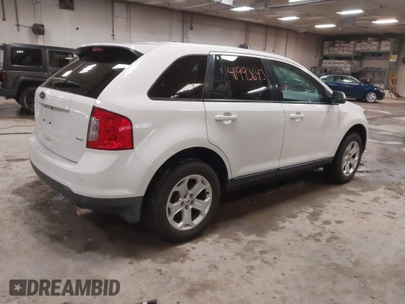 2013 Ford Edge SEL with VIN 2FMDK3JC2DBA30347, listed as a IAAI auction lot 41993643 with 112,895 mi miles. Bid and sale history available at carsss.com. Image 4.