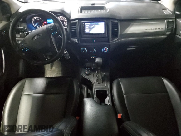 2023 Ford Ranger XL with VIN 1FTER4FH2PLE26247, listed as a Copart auction lot 53163535 with 27,444 mi miles and Salvage title. Bid and sale history available at DreamBid. Image 8.