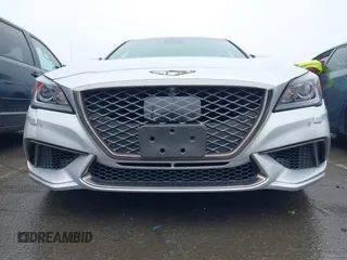2019 Genesis G80 3.8L with VIN KMTFN4JE5KU327178, listed as a IAAI auction lot 41577373 with 57,032 mi miles. Bid and sale history available at carsss.com. Image 12.