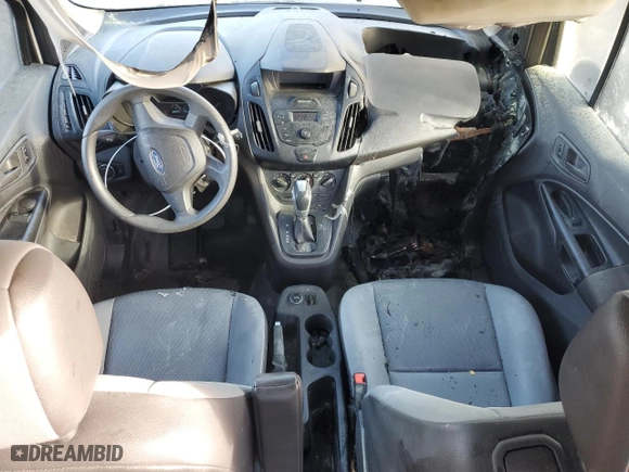 2016 Ford Transit Connect XL with VIN NM0LS6E70G1280312, listed as a Copart auction lot 76296824 with 0 mi miles and Salvage Title. Bid and sale history available at carsss.com. Image 8.