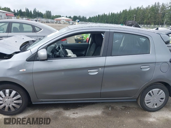 2021 Mitsubishi Mirage ES z VIN ML32AUHJ5MH014447, wystawiony jako IAAI lot #42429043 z przebiegiem 54 147 mil mil oraz . Historia ofert i sprzedaży dostępna na DreamBid. Obrazek 14.