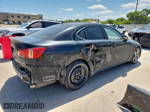 2011 Lexus IS 250 z VIN JTHBF5C24B5144155, wystawiony jako Copart lot #63081545 z przebiegiem 221 706 mil mil oraz Szkoda całkowita • Salvage title. Historia ofert i sprzedaży dostępna na DreamBid. Obrazek 3.