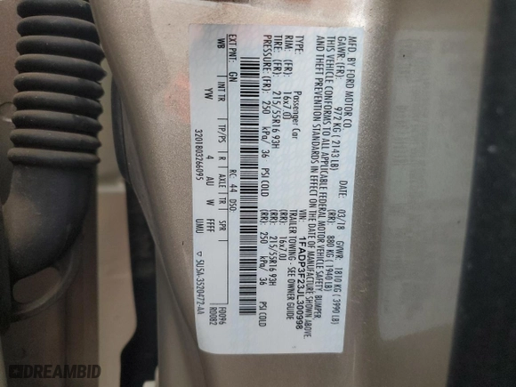2018 Ford Focus SE with VIN 1FADP3F23JL300998, listed as a Copart auction lot 51788085 with 119,072 mi miles and Salvage Title. Bid and sale history available at carsss.com. Image 13.