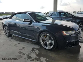 2013 Audi S5 Premium Plus with VIN WAUCGAFH5DN002067, listed as a Copart auction lot 87260334 with 138,801 mi miles and Salvage Title. Bid and sale history available at carsss.com. Image 4.