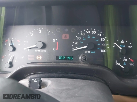 1997 Jeep Wrangler Sahara with VIN 1J4FY49S1VP503639, listed as a IAAI auction lot 41708134 with 102,196 mi miles and . Bid and sale history available at carsss.com. Image 7.