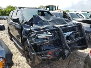 2022 Chevrolet Tahoe Commercial with VIN 1GNSCLED2NR245938, listed as a Copart auction lot 63528714 with 0 mi miles and Salvage Title. Bid and sale history available at carsss.com. Image 4.