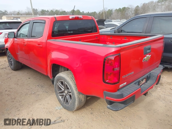 2020 Chevrolet Colorado 2WD Work Truck with VIN 1GCGSBEA3L1162371, listed as a IAAI auction lot 41459602 with 126,428 mi miles and . Bid and sale history available at DreamBid. Image 3.