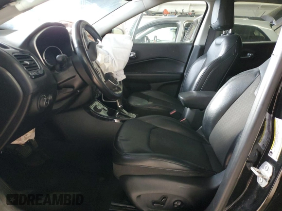 2018 Jeep Compass Latitude with VIN 3C4NJDBB5JT394687, listed as a Copart auction lot 50236165 with 50,070 mi miles and Salvage Title. Bid and sale history available at carsss.com. Image 7.