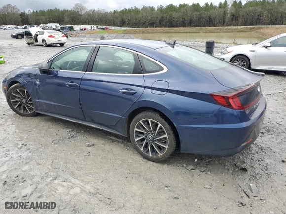 2020 Hyundai Sonata SEL Plus with VIN 5NPEJ4J24LH041023, listed as a Copart auction lot 44120474 with 73,834 mi miles and Salvage Title. Bid and sale history available at carsss.com. Image 2.
