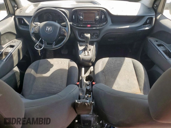 2015 Ram ProMaster City Cargo Tradesman with VIN ZFBERFAT2F6A82042, listed as a Copart auction lot 52631715 with 175,988 mi miles and Salvage title. Bid and sale history available at DreamBid. Image 8.