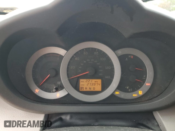 2012 Toyota RAV4 with VIN 2T3BF4DV2CW198505, listed as a Copart auction lot 45414955 with 273,974 mi miles and Salvage title. Bid and sale history available at DreamBid. Image 9.