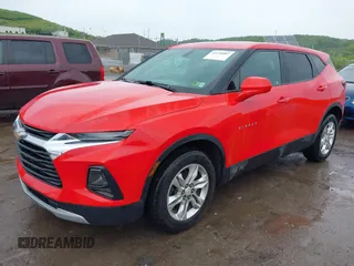 2020 Chevrolet Blazer LT with VIN 3GNKBHR46LS669529, listed as a IAAI auction lot 42226887 with 87,894 mi miles and . Bid and sale history available at DreamBid. Image 18.