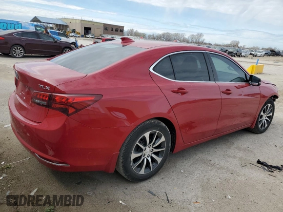 2017 Acura TLX Technology with VIN 19UUB1F53HA006760, listed as a Copart auction lot 50632845 with 94,161 mi miles and Salvage Title. Bid and sale history available at DreamBid. Image 3.