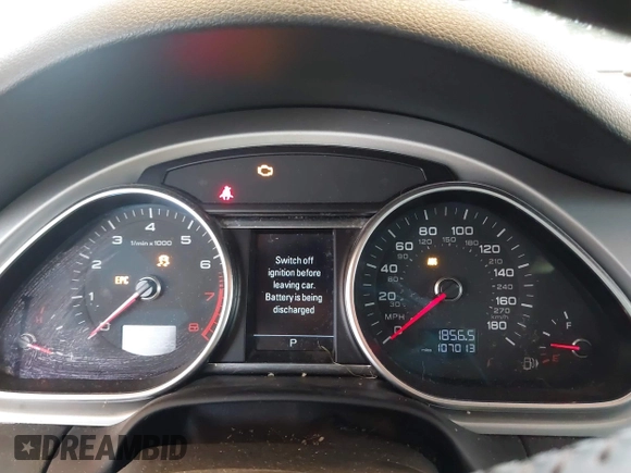 2015 Audi Q7 Premium Plus with VIN WA1LGAFE2FD020974, listed as a IAAI auction lot 42053103 with 107,013 mi miles and . Bid and sale history available at DreamBid. Image 7.