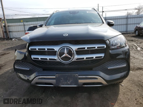 2021 Mercedes-Benz GLS with VIN 4JGFF5KE4MA573185, listed as a Copart auction lot 50042295 with 43,226 mi miles and Salvage Title. Bid and sale history available at carsss.com. Image 5.