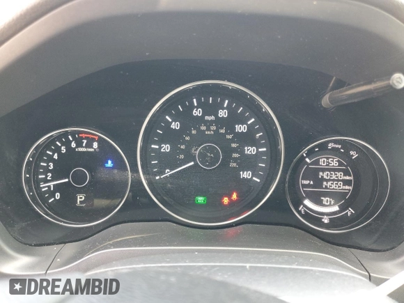 2016 Honda HR-V EX with VIN 3CZRU5H53GM710620, listed as a Copart auction lot 51170905 with 140,328 mi miles and Salvage Title. Bid and sale history available at DreamBid. Image 9.