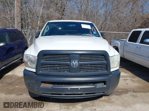 2012 Ram 2500 ST with VIN 3C6TD5HT7CG189198, listed as a IAAI auction lot 41648841 with 1 mi miles. Bid and sale history available at carsss.com. Image 6.