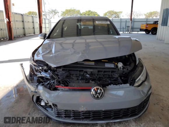 2024 Volkswagen Golf GTI S with VIN WVWGA7CD0RW144824, listed as a Copart auction lot 42586505 with 22,158 mi miles and Salvage Title. Bid and sale history available at carsss.com. Image 5.