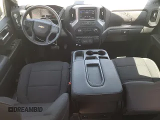 2021 Chevrolet Silverado 1500 Custom with VIN 1GCPYBEK6MZ231063, listed as a Copart auction lot 52195745 with 53,497 mi miles and Salvage Title. Bid and sale history available at DreamBid. Image 8.
