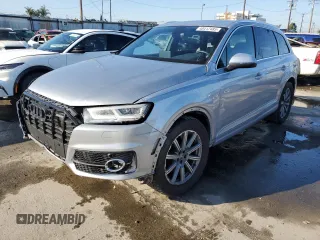2018 Audi Q7 Premium Plus with VIN WA1LAAF76JD050085, listed as a Copart auction lot 48412485 with 111,842 mi miles and Salvage Title. Bid and sale history available at carsss.com. Image 1.