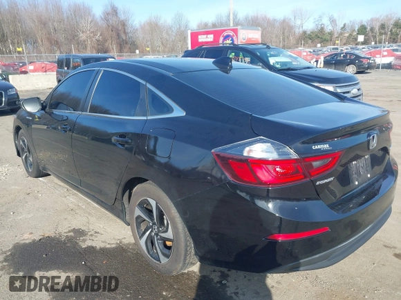 2022 Honda Insight EX with VIN 19XZE4F51NE013969, listed as a IAAI auction lot 41763418 with 90,385 mi miles and . Bid and sale history available at carsss.com. Image 3.