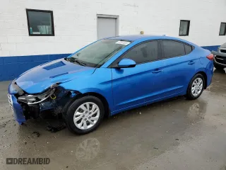 2017 Hyundai Elantra SE with VIN KMHD74LF9HU410431, listed as a Copart auction lot 47257335 with 99,542 mi miles and Salvage Title. Bid and sale history available at carsss.com. Image 1.