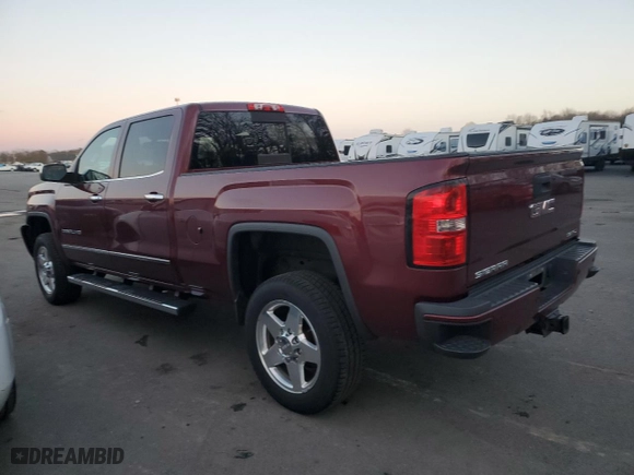 2015 GMC Sierra 2500HD available WiFi Denali with VIN 1GT120EG5FF165097, listed as a Copart auction lot 86124294 with 115,572 mi miles and Salvage Title. Bid and sale history available at carsss.com. Image 2.