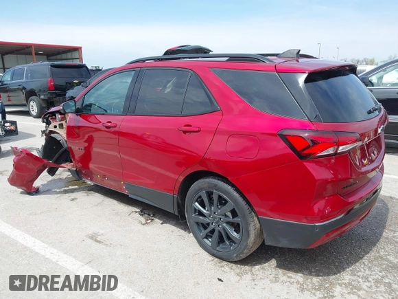 2022 Chevrolet Equinox RS with VIN 3GNAXMEV3NS119602, listed as a IAAI auction lot 41987461 with 104,293 mi miles and . Bid and sale history available at DreamBid. Image 14.
