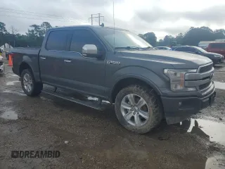 2020 Ford F-150 XL with VIN 1FTEW1E40LFB34014, listed as a Copart auction lot 58930165 with 65,949 mi miles and Salvage title. Bid and sale history available at DreamBid. Image 4.