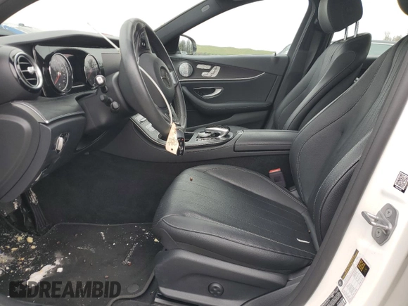2018 Mercedes-Benz E 300 with VIN WDDZF4KB5JA383656, listed as a Copart auction lot 57108235 with 12,693 mi miles and Salvage title. Bid and sale history available at DreamBid. Image 7.