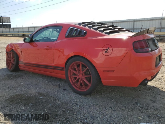 2013 Ford Mustang V6 with VIN 1ZVBP8AM4D5245488, listed as a Copart auction lot 53829135 with 123,512 mi miles and Salvage Title. Bid and sale history available at carsss.com. Image 2.
