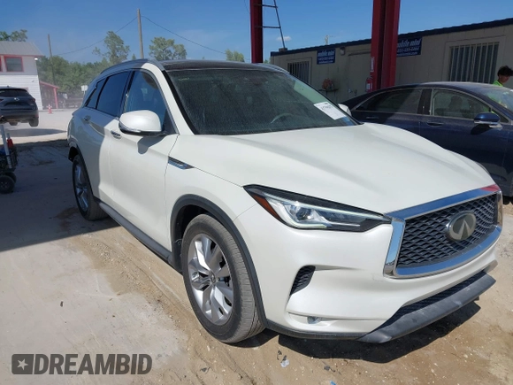 2020 Infiniti QX50 Luxe with VIN 3PCAJ5M16LF112261, listed as a IAAI auction lot 41796292 with 40,095 mi miles and . Bid and sale history available at DreamBid. Image 1.