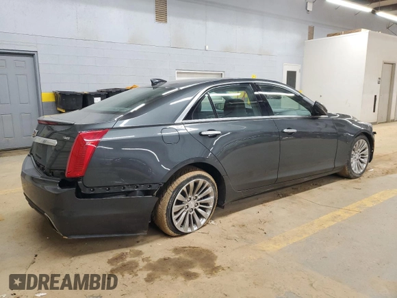 2018 Cadillac CTS Luxury AWD with VIN 1G6AX5SS2J0113495, listed as a Copart auction lot 41609245 with 51,701 mi miles and Salvage Title. Bid and sale history available at DreamBid. Image 3.