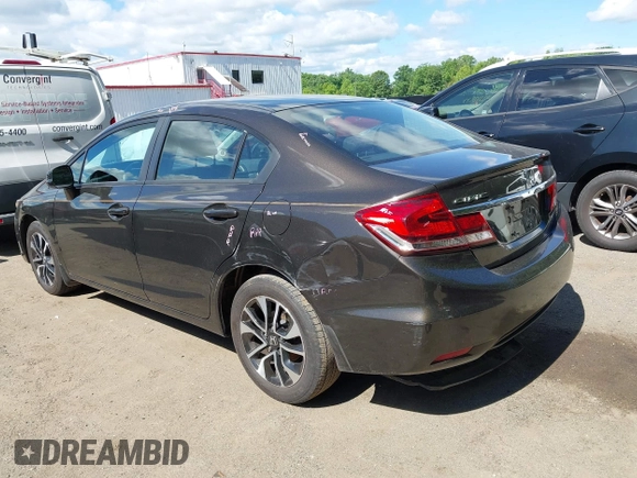 2013 Honda Civic EX with VIN 19XFB2F89DE213149, listed as a IAAI auction lot 42186336 with 125,602 mi miles and . Bid and sale history available at DreamBid. Image 3.