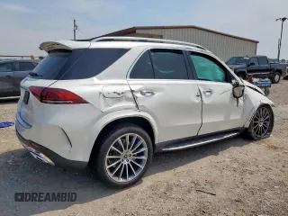 2021 Mercedes-Benz GLE 350 with VIN 4JGFB4JB7MA545460, listed as a Copart auction lot 56961935 with Not provided miles and Salvage title. Bid and sale history available at DreamBid. Image 3.