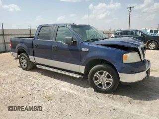 2007 Ford F-150 XLT with VIN 1FTRW12W67KC24000, listed as a Copart auction lot 53899345 with 158,657 mi miles and Salvage title. Bid and sale history available at DreamBid. Image 4.
