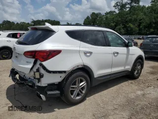 2017 Hyundai Santa Fe 2.4L with VIN 5XYZU3LB3HG456574, listed as a Copart auction lot 61658595 with 55,997 mi miles and Salvage title. Bid and sale history available at DreamBid. Image 3.