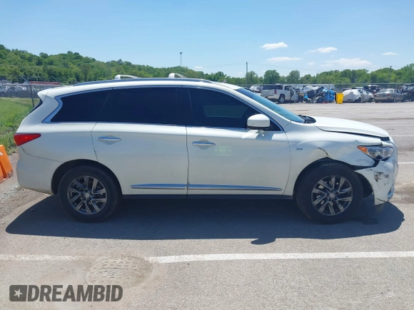 2015 Infiniti QX60 with VIN 5N1AL0MM2FC540784, listed as a IAAI auction lot 42226443 with 108,638 mi miles and . Bid and sale history available at DreamBid. Image 13.