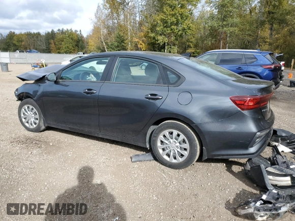 2021 Kia Forte FE with VIN 3KPF24ADXME383441, listed as a Copart auction lot 76124874 with 72,941 mi miles and Salvage Title. Bid and sale history available at carsss.com. Image 2.