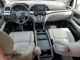 2021 Honda Odyssey EX-L with VIN 5FNRL6H74MB010119, listed as a Copart auction lot 52353355 with 39,366 mi miles and Salvage Title. Bid and sale history available at DreamBid. Image 8.