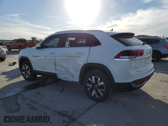 2022 Volkswagen Atlas SE with VIN 1V2DC2CA3NC224618, listed as a Copart auction lot 37555083 with 6,609 mi miles and . Bid and sale history available at DreamBid. Image 2.