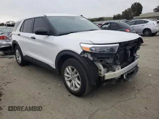2021 Ford Explorer with VIN 1FMSK7BH8MGB17848, listed as a Copart auction lot 44960705 with 45,305 mi miles and Salvage Title. Bid and sale history available at carsss.com. Image 4.