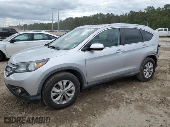 2013 Honda CR-V EX-L with VIN 5J6RM3H70DL028149, listed as a Copart auction lot 52189155 with 85,044 mi miles and Salvage Title. Bid and sale history available at DreamBid. Image 1.