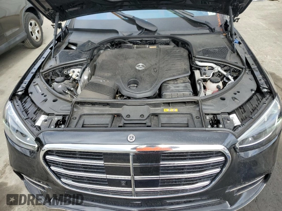 2023 Mercedes-Benz S-Class S 500 with VIN W1K6G6DB1PA170396, listed as a Copart auction lot 72526804 with 23,891 mi miles and Salvage Title. Bid and sale history available at carsss.com. Image 11.