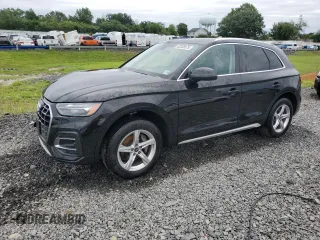 2021 Audi Q5 Premium z VIN WA1AAAFY0M2074673, wystawiony jako Copart lot #62338575 z przebiegiem Nie podano mil oraz Szkoda całkowita • Salvage title. Historia ofert i sprzedaży dostępna na DreamBid. Obrazek 1.